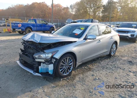 2019 Infiniti Q50 3.0T Luxe from USA, damaged, VIN JN1EV7AR2KM551462
